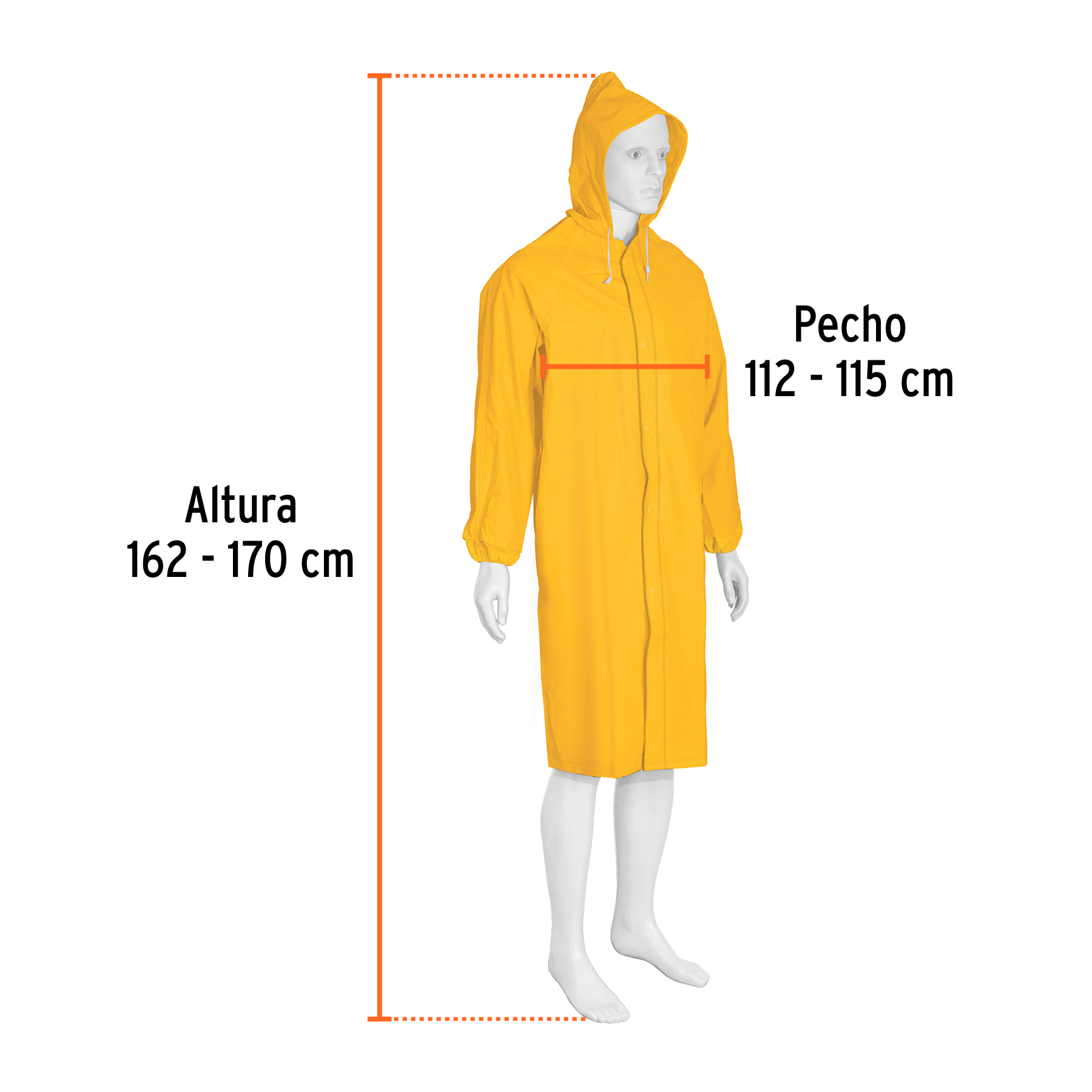 conjunto impermeable de pvc con forro de poliéster truper conjunto impermeable de pvc con forro de poliéster truper